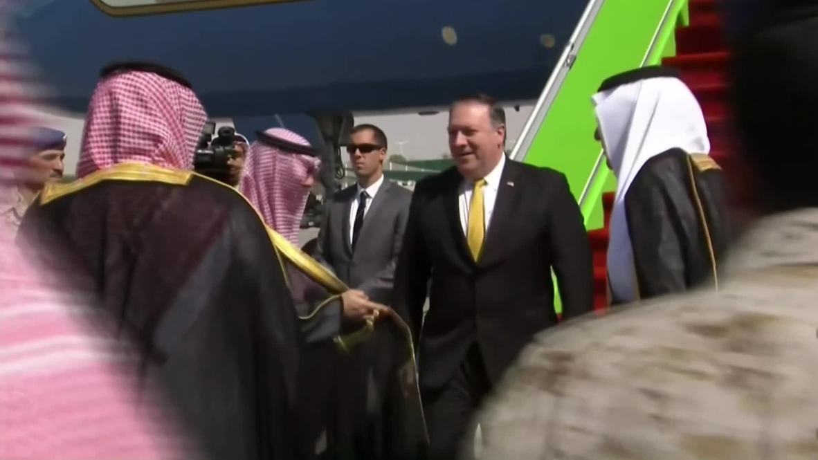 Arabia Saudí: Pompeo llega a Riad para reunirse con el rey por la desaparición de Khashoggi