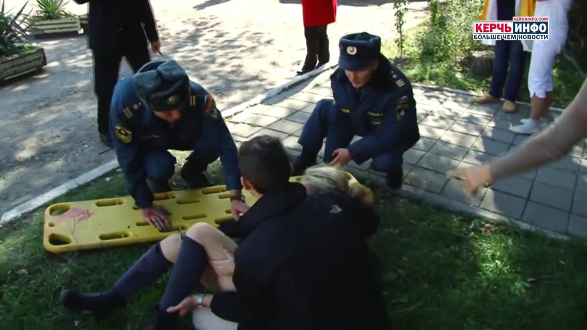 Rusia: Llevan a los heridos al hospital tras un ataque contra un centro de formación en Crimea