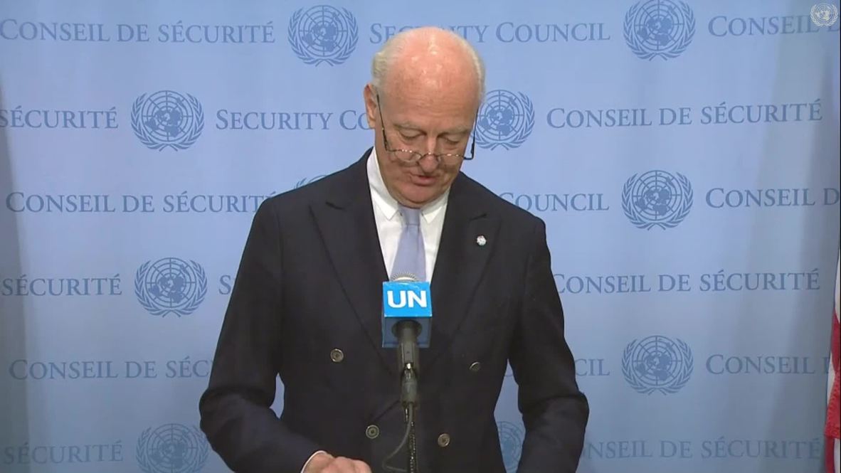 UN: Syria envoy De Mistura confirms resignation for family reasons