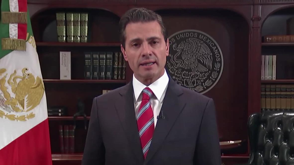 México: Nieto pide la ayuda de las Naciones Unidas para lidiar con la llegada de inmigrantes hondureños en su camino a EE.UU.