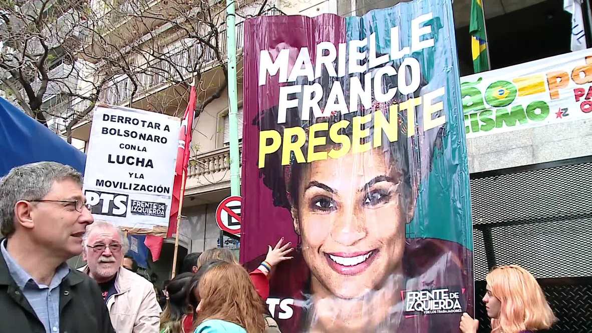 Argentina: Thousands protest against Bolsonaro at Brazilian embassy