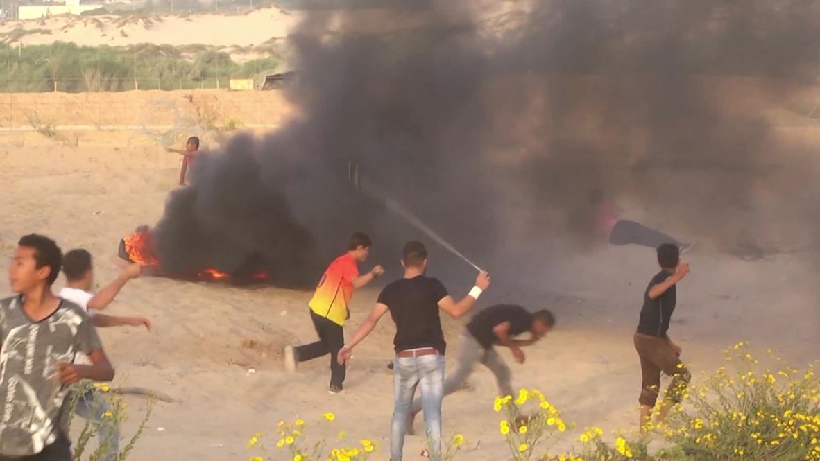 State of Palestine: At least 20 injured at protest against Israeli naval blockade - medics