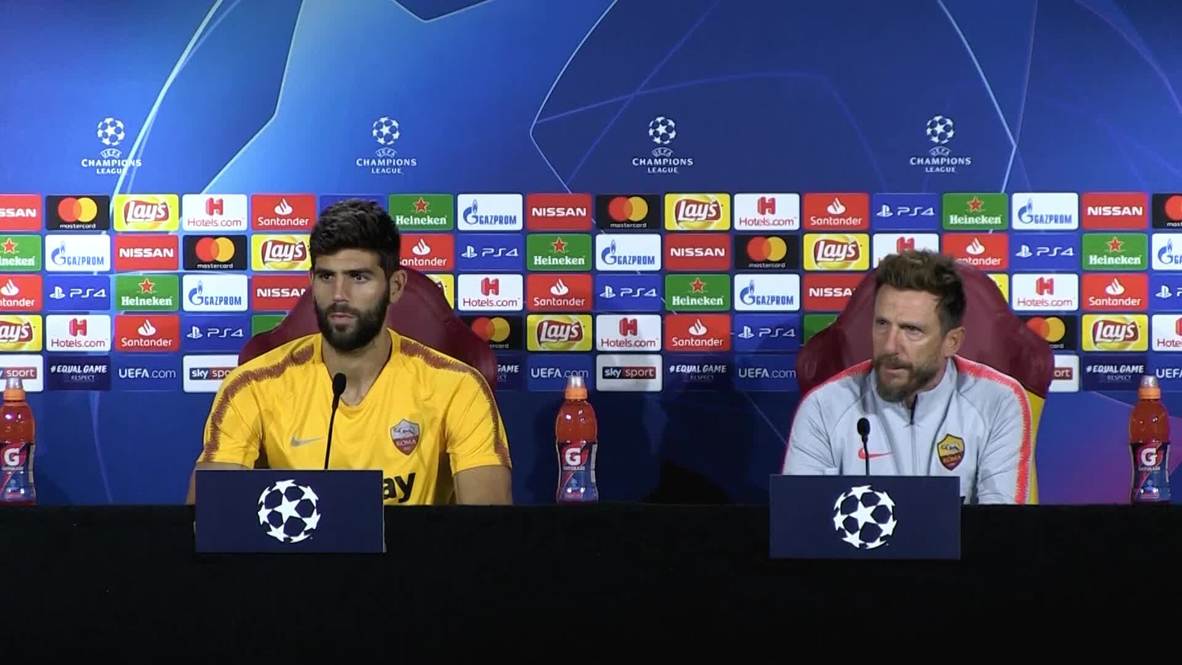 Italy: Roma manager rallies troops ahead of CL fixture against CSKA Moscow