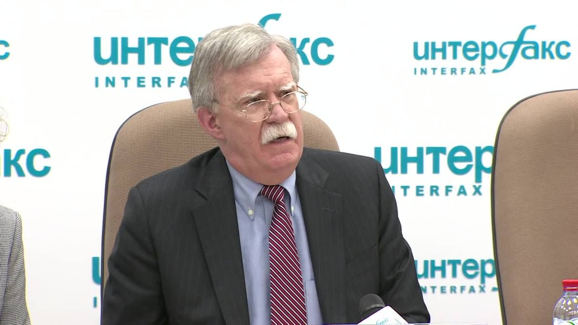 Russia: Bolton avoids question on US nuclear deployment in Europe