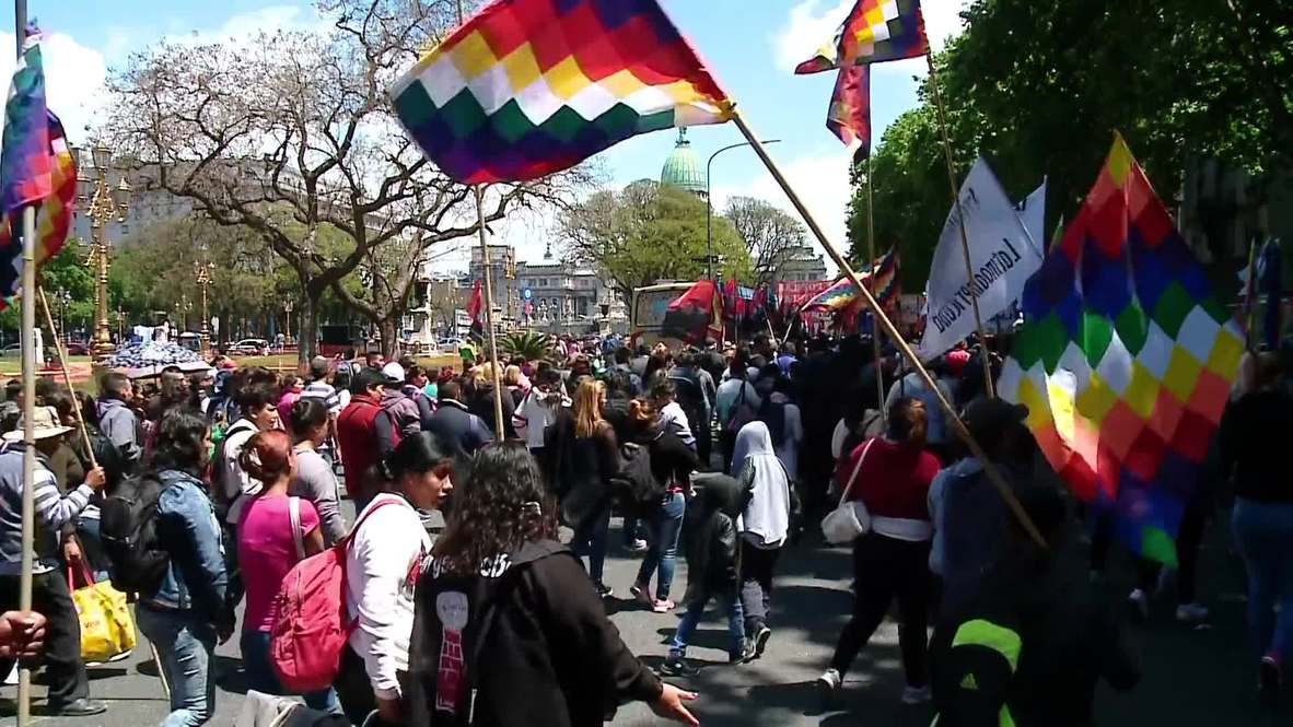Argentina: Thousands gather in Buenos Aires to denounce proposed 2019 budget
