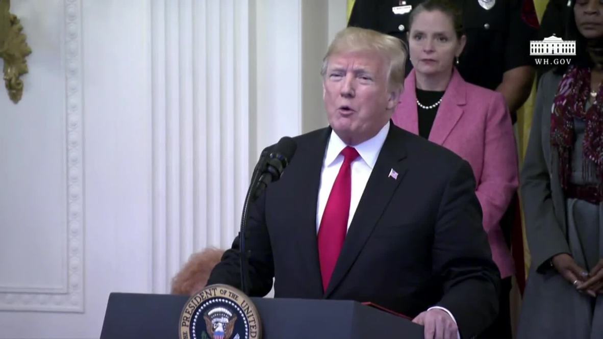 USA: Acts or threats of political violence have no place in the USA - Trump