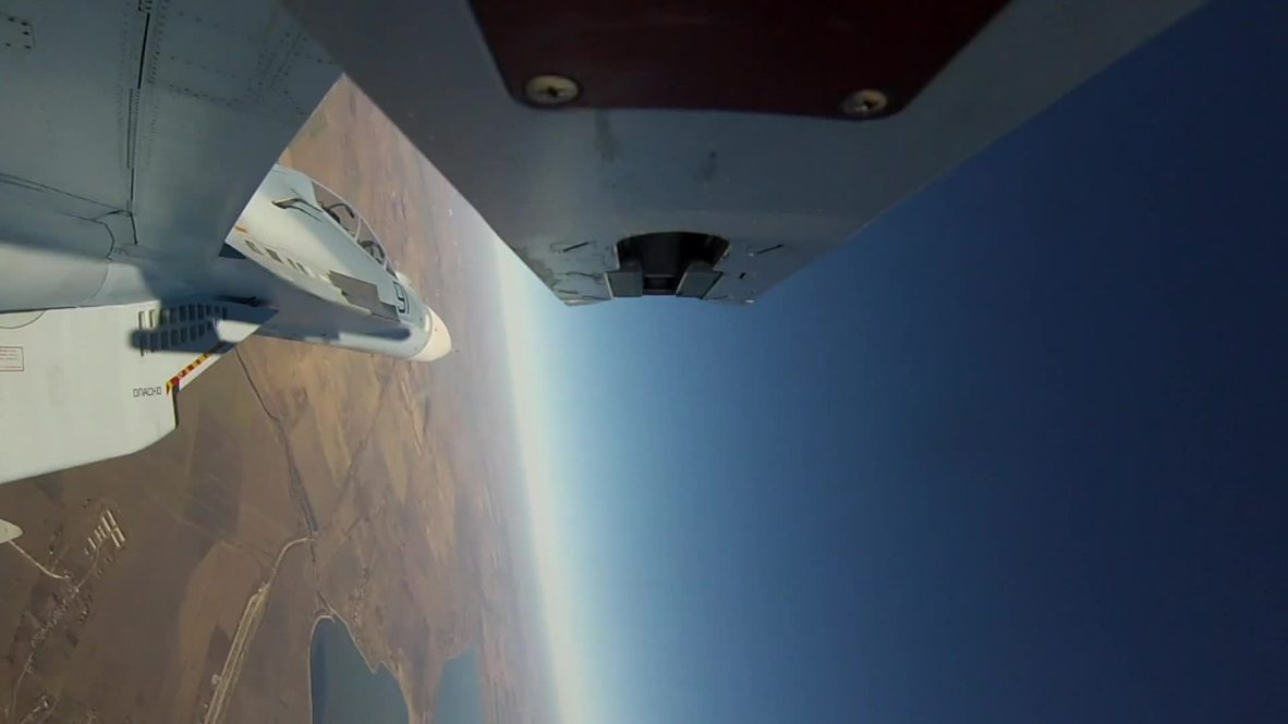 Rusia: Las Fuerzas Aéreas rusas participan en simulacros en el cielo de Kuban