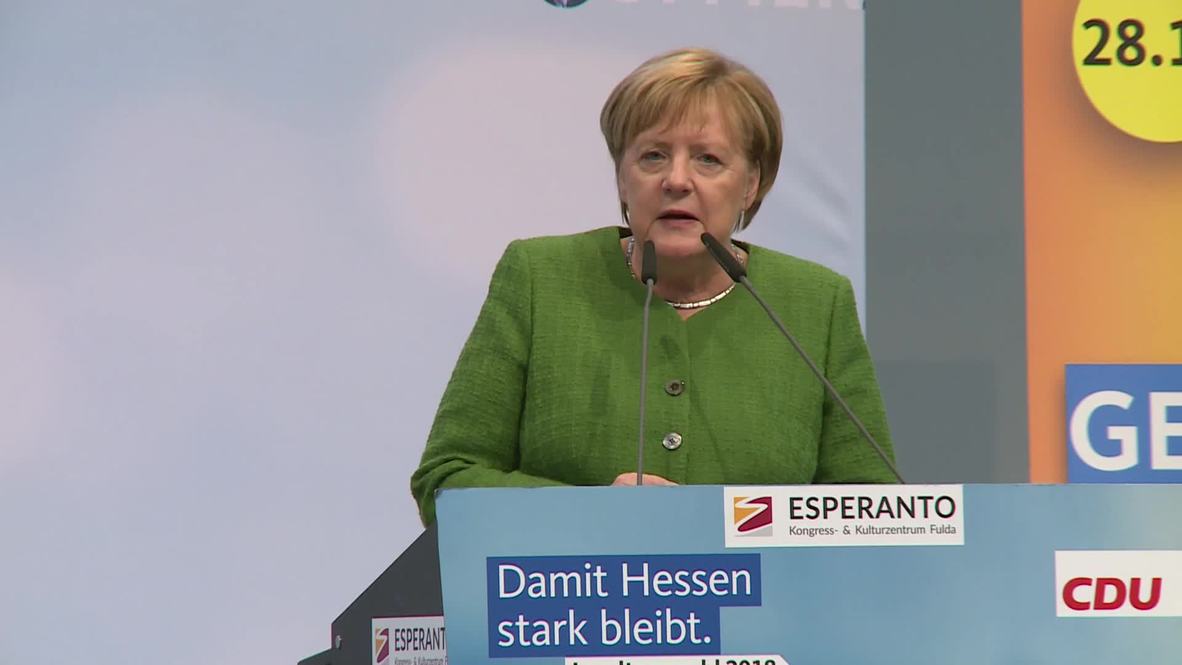 Germany: 'Without Europe, there is no peace' - Merkel