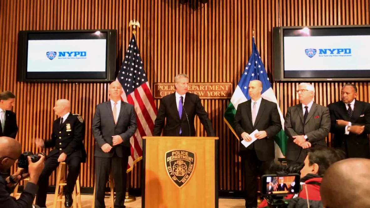 USA: New Yorkers will not be intimidated by mail bombs - Mayor de Blasio