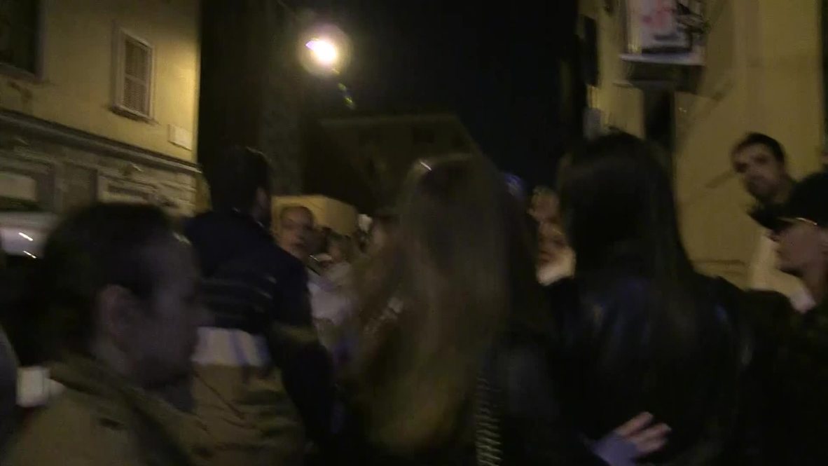 Italy: 'I'm shocked' - Mayor Raggi visits vigil for killed teen in Rome