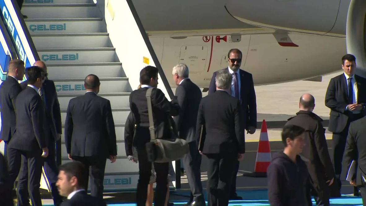 Turkey: Merkel and Macron touch down in Istanbul ahead of four-way summit on Syria