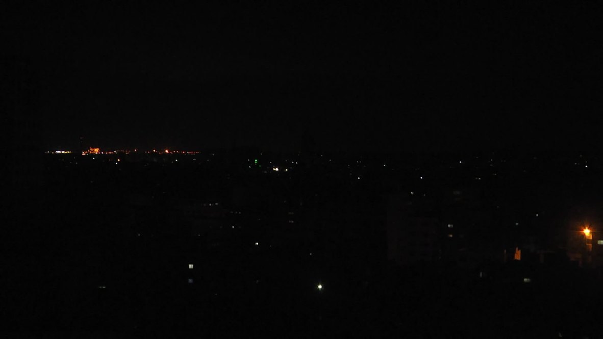 State of Palestine: Flares, explosions light up Gaza following Israeli strikes