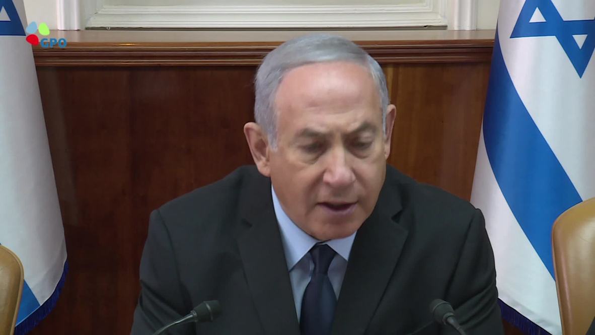 Israel: Netanyahu and cabinet observe minute of silence for US synagogue victims