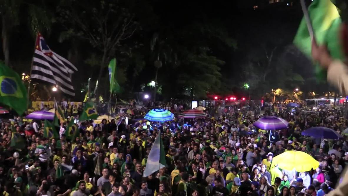 Brazil: Bolsonaro supporters fill the streets of Sao Paulo to celebrate victory