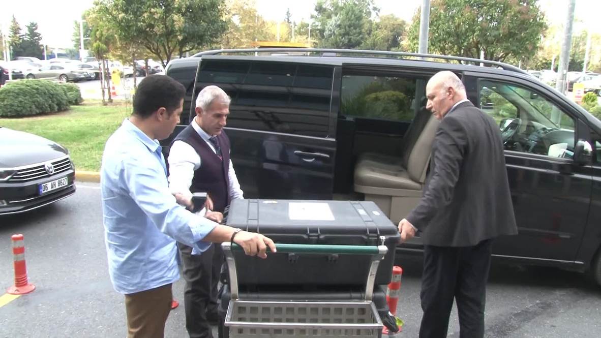 Turkey: Trunks taken to airport as Saudi top prosecutor leaves Istanbul