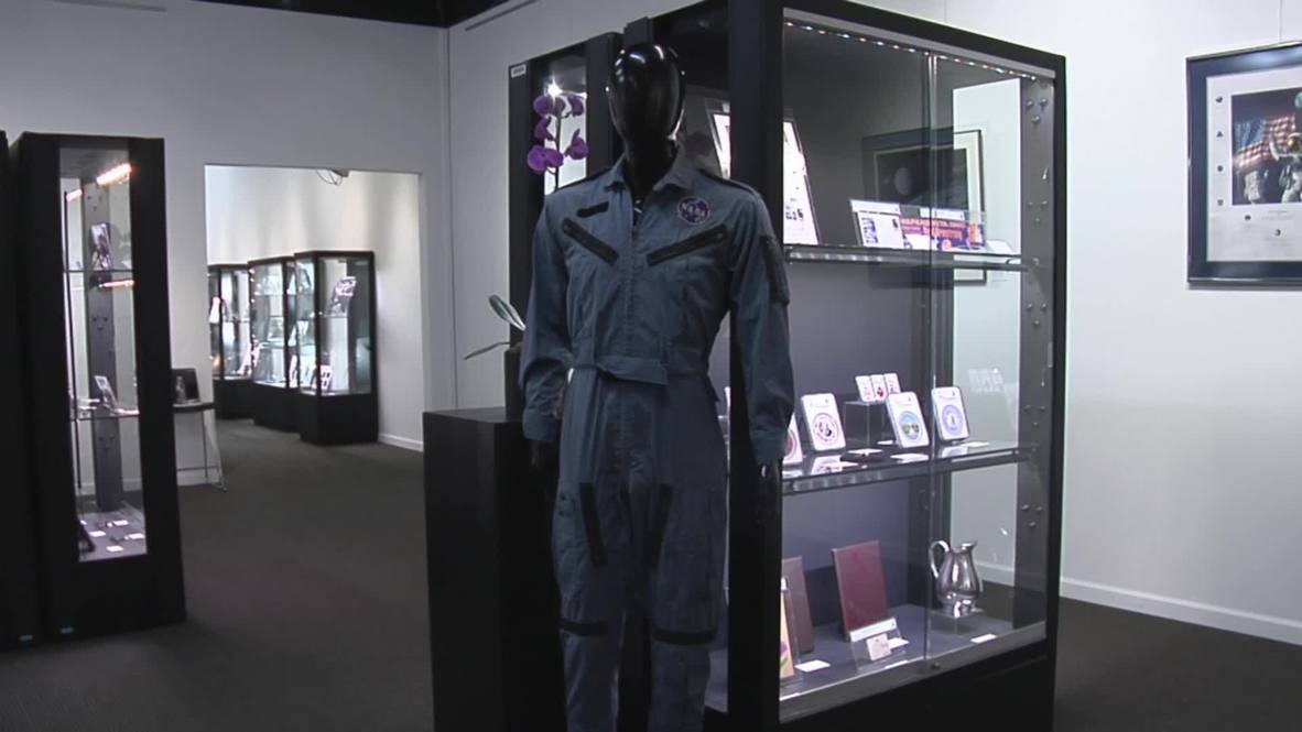 EE.UU.: Colección personal de Neil Armstrong para subasta