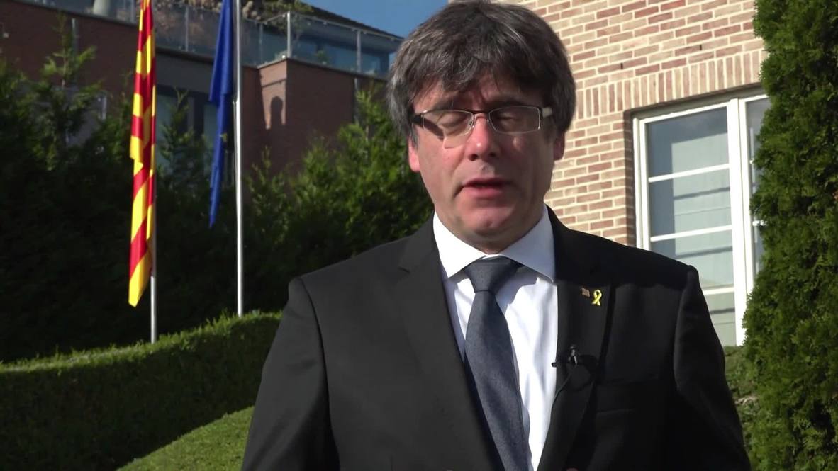 Bélgica: Puigdemont pide a Europa que detenga la persecución contra los líderes independentistas catalanes