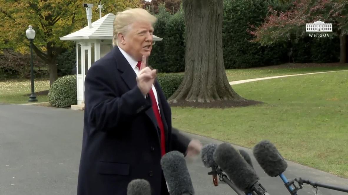 EE.UU.: Trump "espera" que los soldados estadounidenses no disparen a los migrantes en la frontera