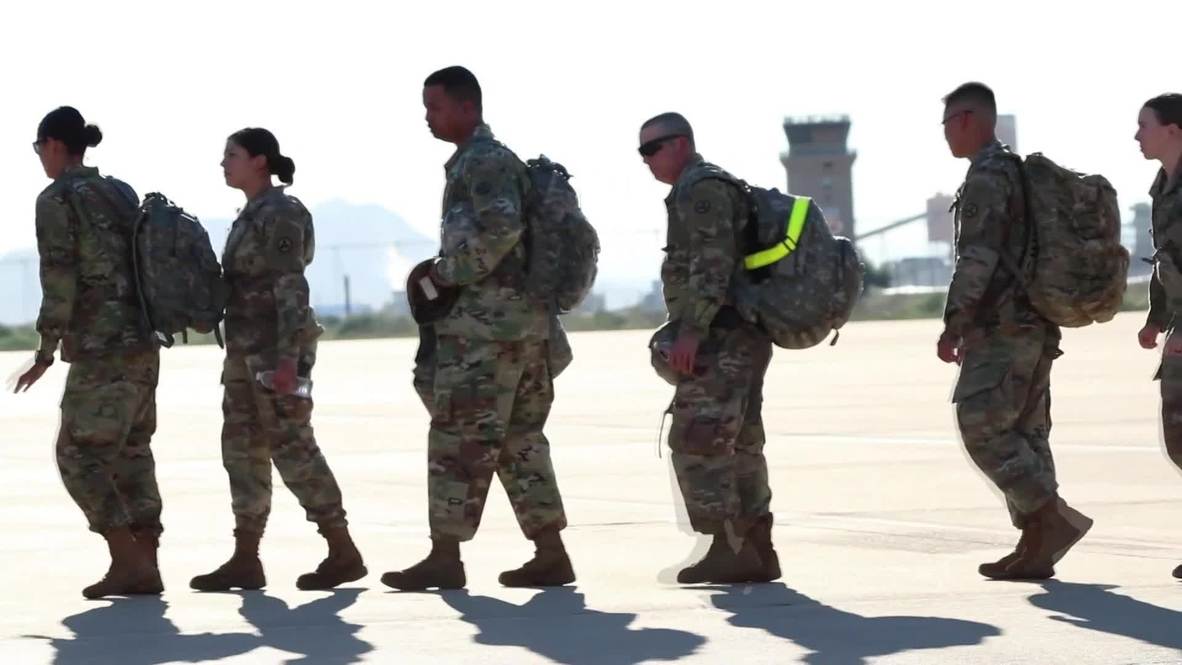 EE.UU.: Tropas de la operación "Patriota Fiel" se despliegan para fortificar la frontera