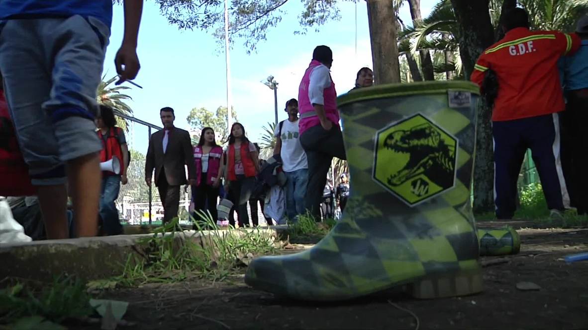 México: La caravana de migrantes recibe una cálida bienvenida en Ciudad de México