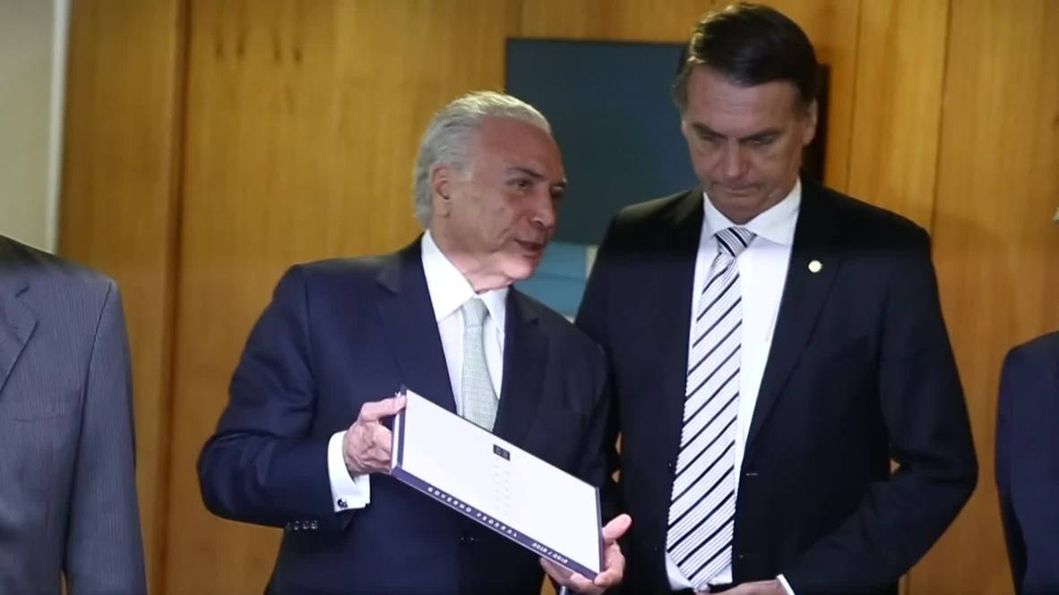 Brazil: Presidnet-elect Bolsonaro meets Temer to talk presidential transition
