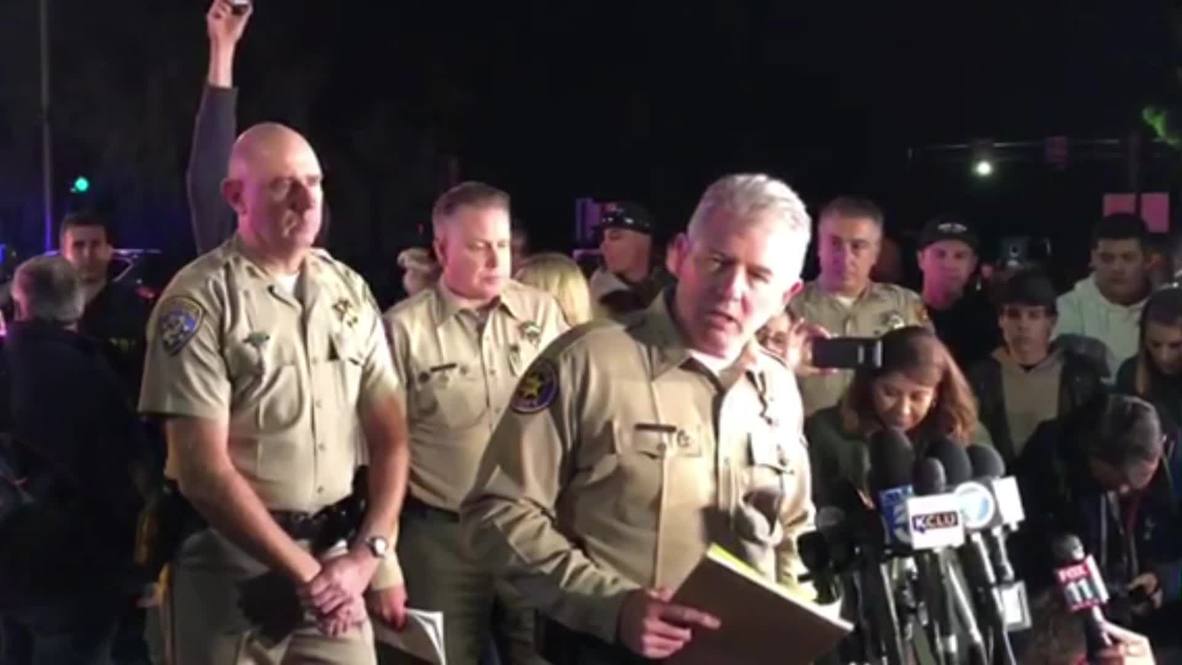 EE. UU.: El sheriff confirma 12 muertos en un tiroteo en un bar de California