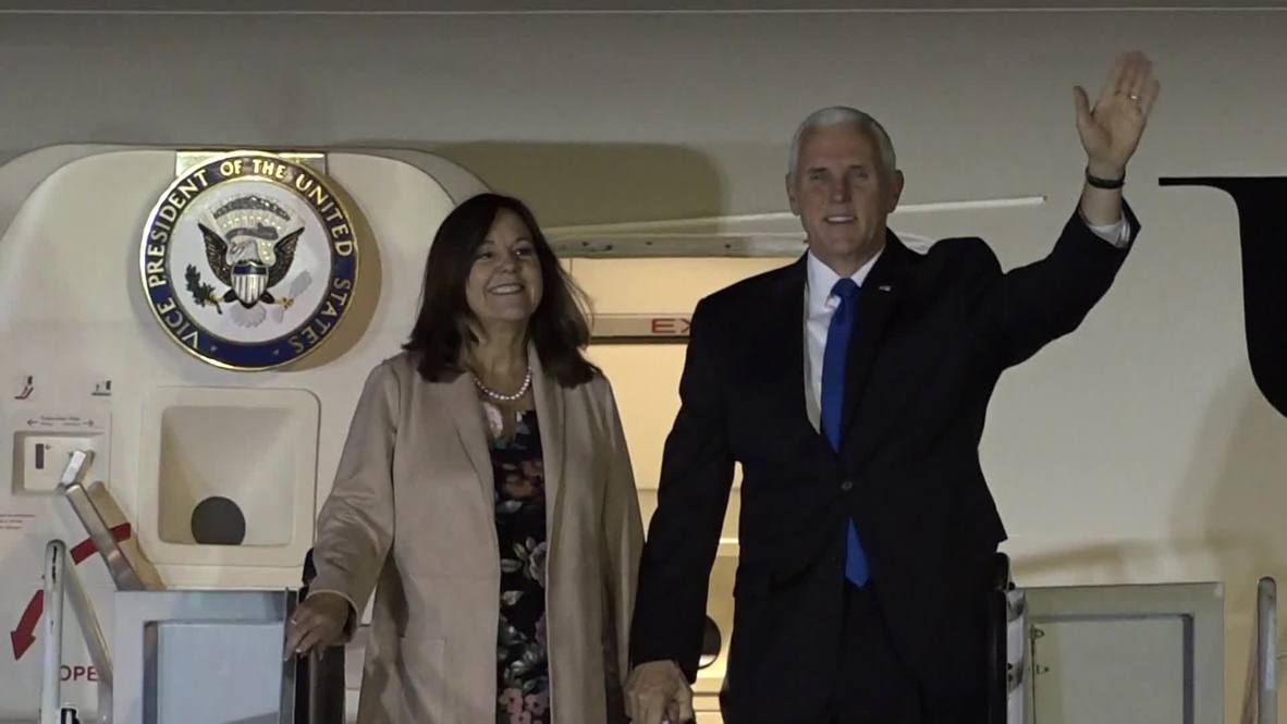 Japan: Pence arrives in Japan for Abe talks ahead of ASEAN and APEC summits