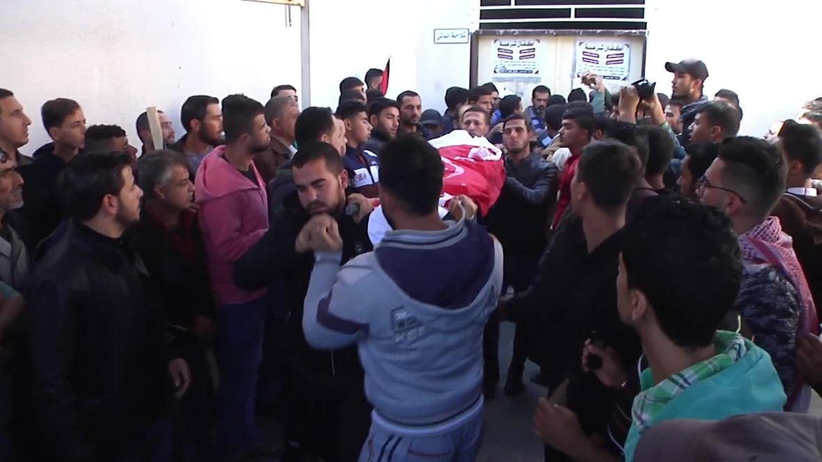 State of Palestine: Mass funeral held for two killed in Israeli airstrikes