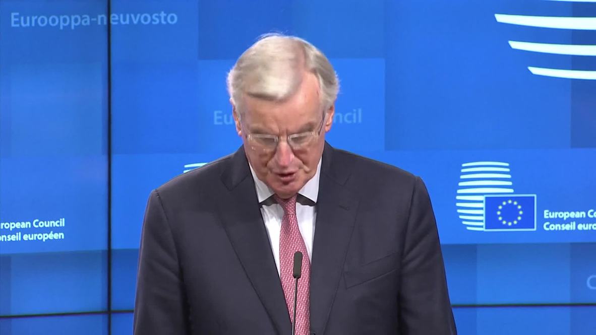 Belgium: Barnier hails 'fair and balanced' draft Brexit deal, despite 'long road ahead'