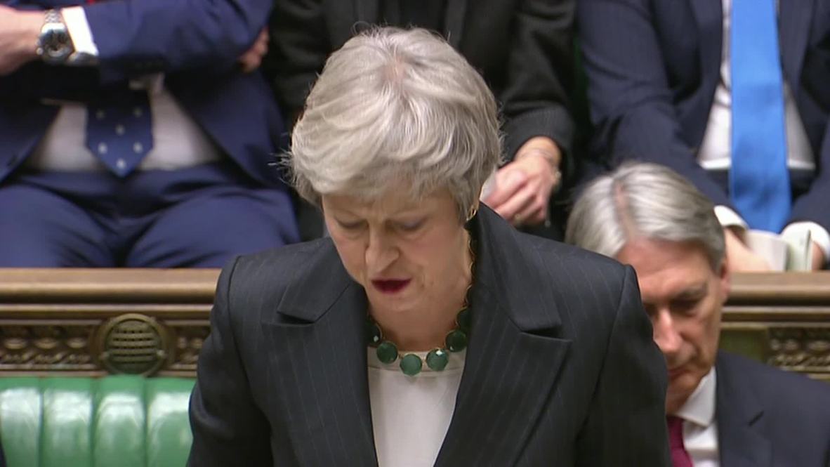 UK: May addresses MPs on draft Brexit agreement amid Raab, McVey resignations