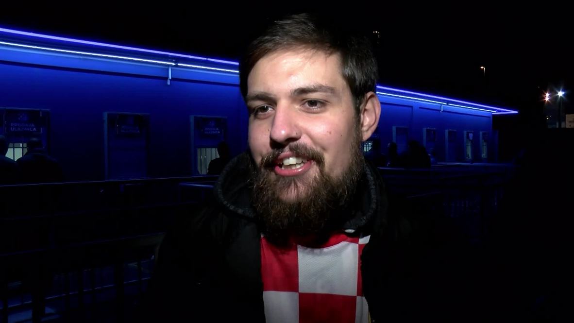 Croatia: Croatian fans fill up Maksimir Stadium ahead of Spain clash