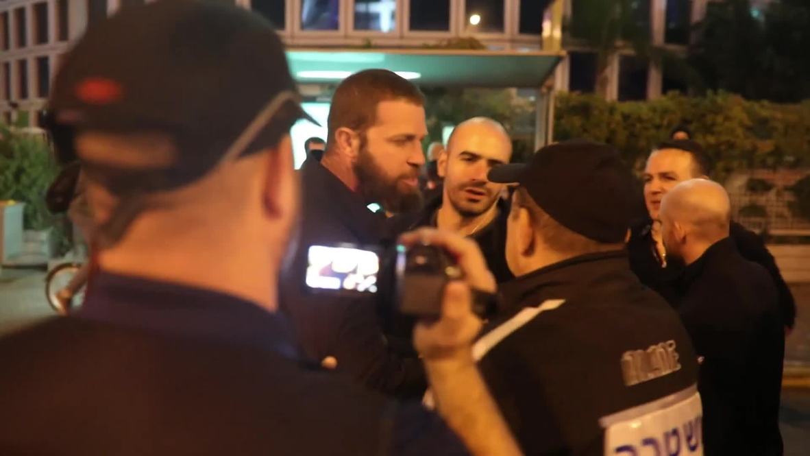 Israel: Cientos de personas protestan frente a las oficinas centrales del ejército israelí por el alto el fuego con Hamas