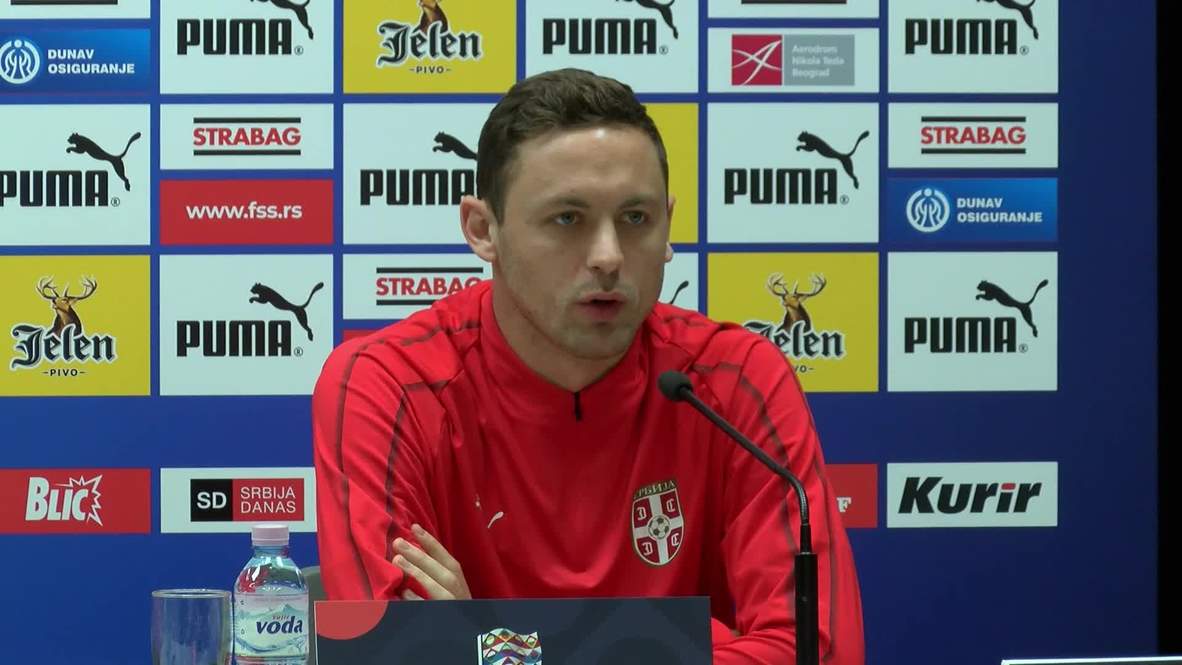 Serbia: Matic and teammates hold last practice ahead of Montenegro match