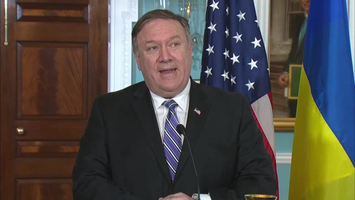 USA: Pompeo, Ukraine FM Klimkin slam Russian 'aggression' in Crimea