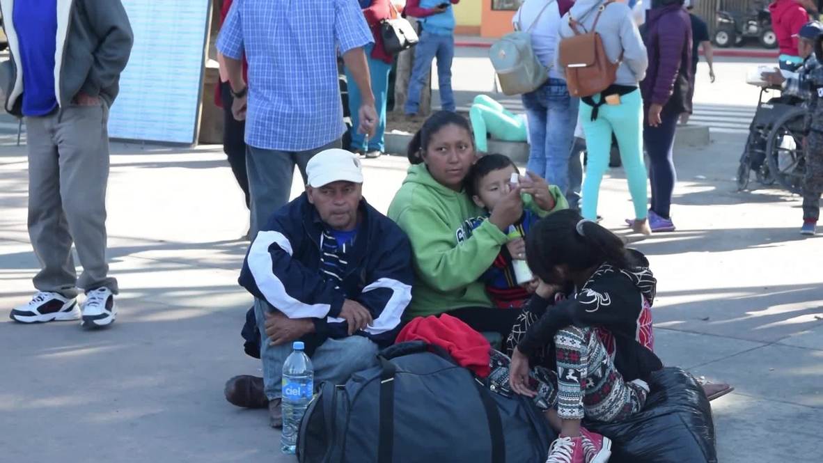 Mexico: Caravan migrants stuck in limbo at US border in Tijuana