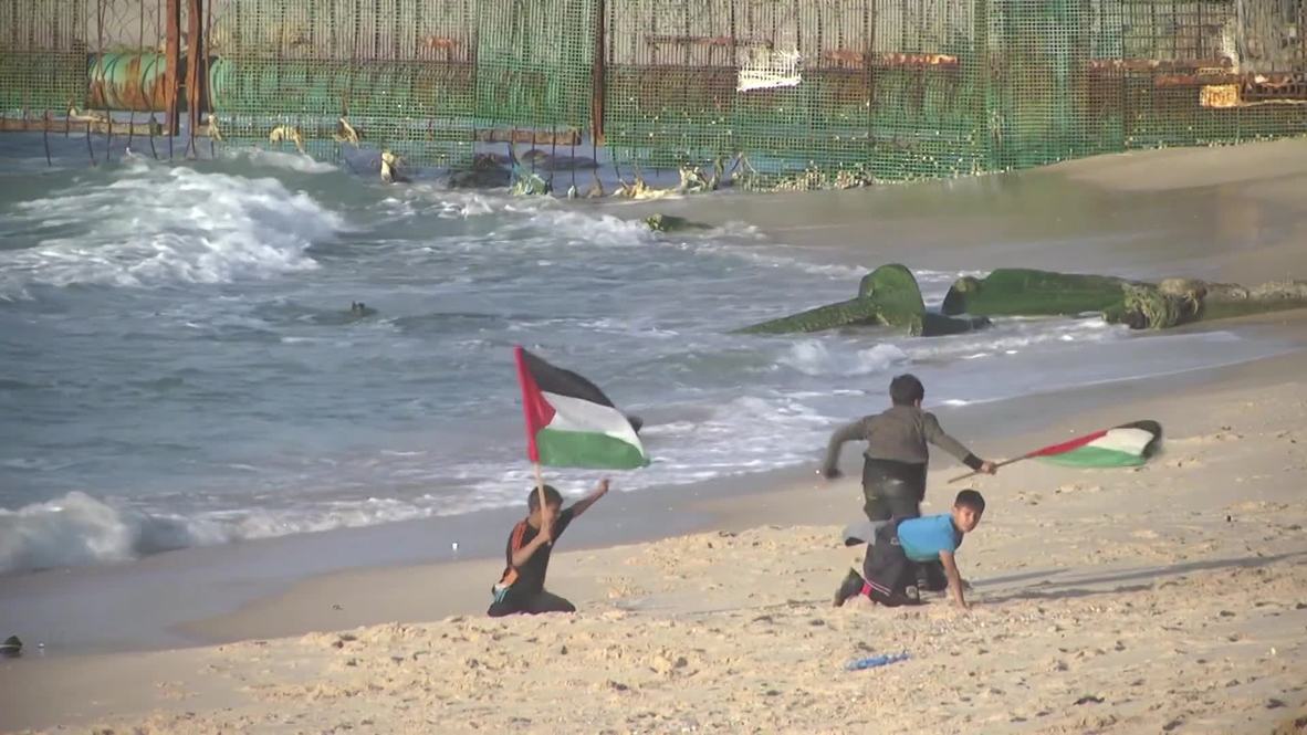 State of Palestine: At least 25 Palestinians wounded at Gaza flotilla protest
