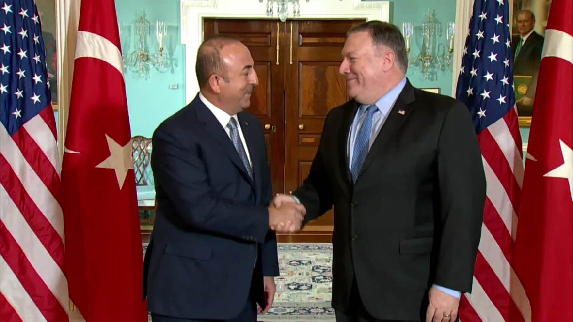 USA: Pompeo and Turkish FM Cavusoglu meet in Washington DC