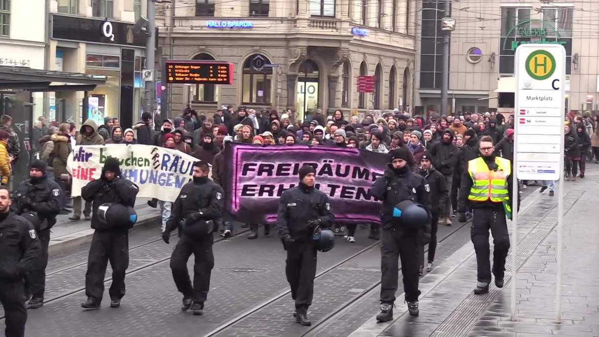 Germany: March seeks to stop eviction of left-wing squat in Halle