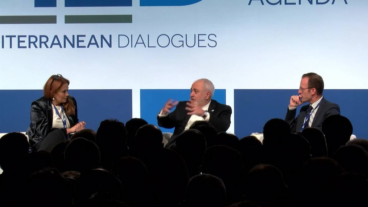 Italy: Zarif hits at Trump's pullout from Iran deal in Rome