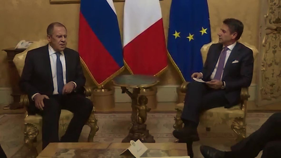 Italy: Lavrov meets with Italian PM Conte on Mediterranean Dialogue sidelines