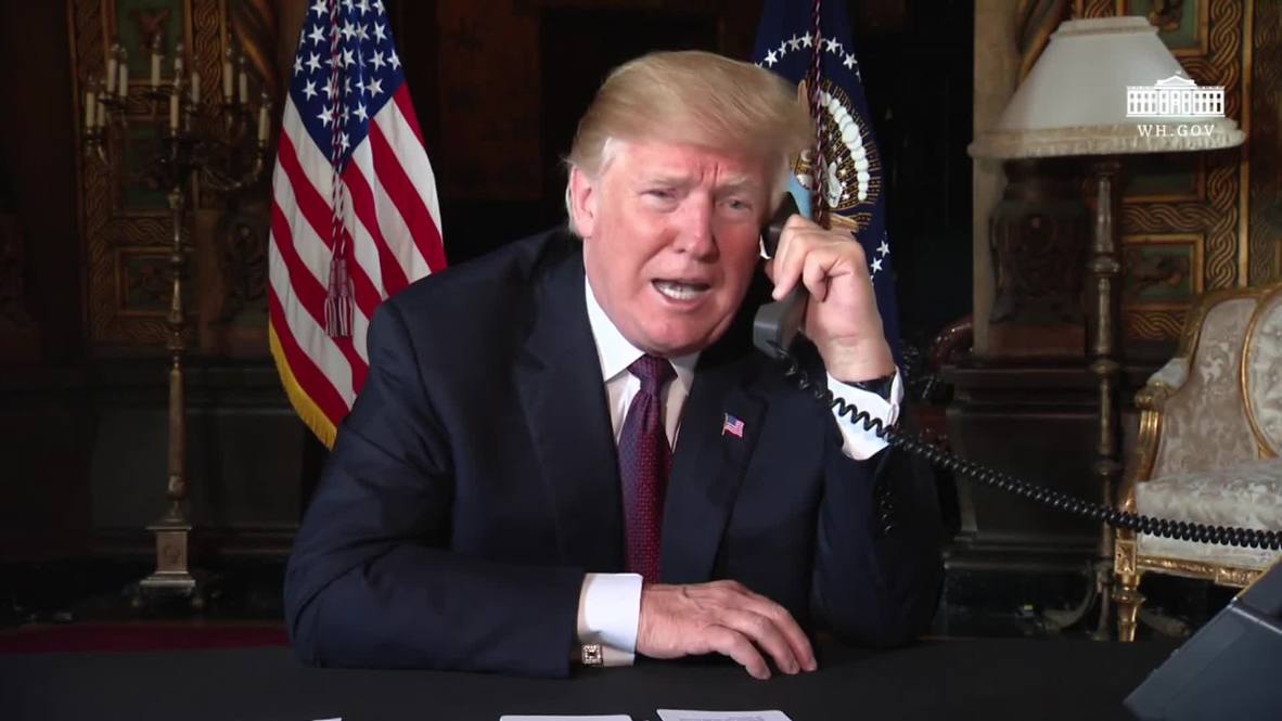 USA: Trump's Thanksgiving call to troops turns political