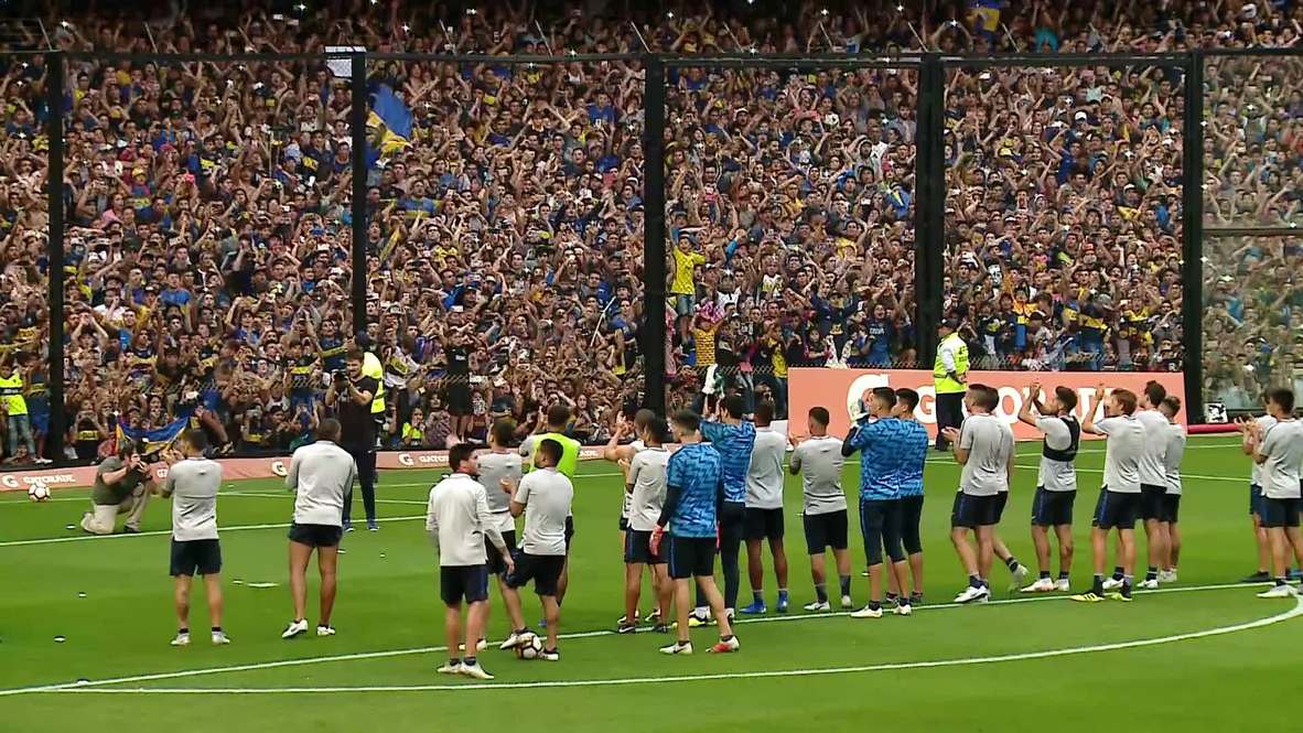 Argentina: Boca's final training session before Libertadores final attracts 49,000 supporters