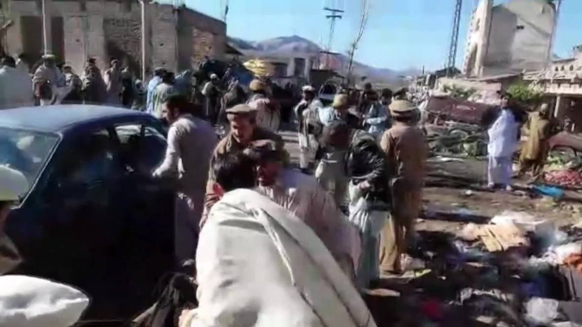 Pakistan: At least 25 killed, dozens wounded in market suicide blast *GRAPHIC*