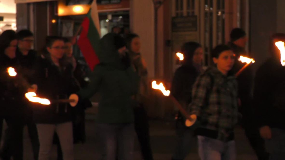 Bulgaria: Nationalists hold torch-lit march on Treaty of Neuilly-sur-Seine anniversary