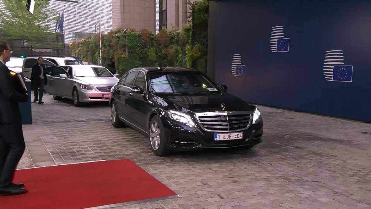 Belgium: May arrives for Brexit deal talks in Brussels