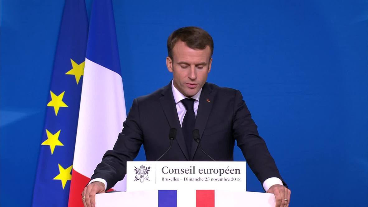 Bélgica: París está preparado para todas las opciones después del brexit, asegura Macron tras la Cumbre en Bruselas