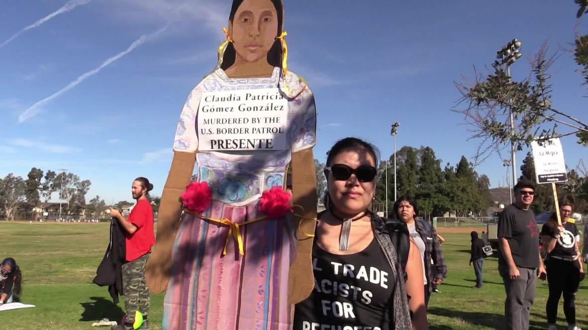 EE.UU.: Cientos de personas se manifiestan en apoyo a los inmigrantes en San Diego
