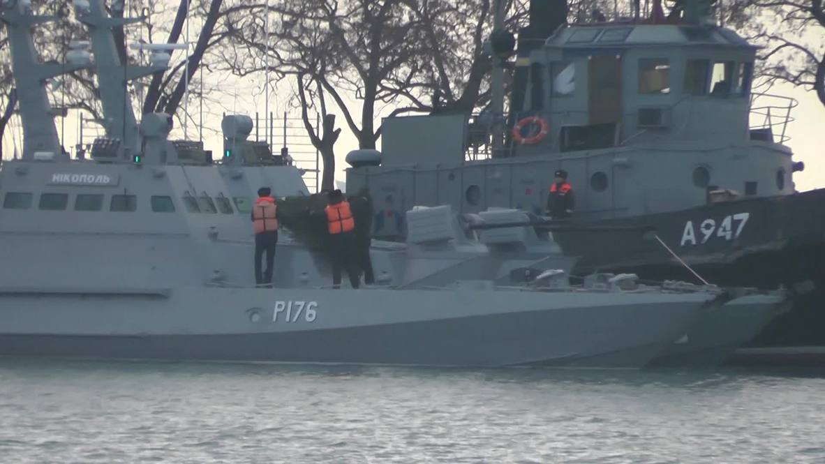 Russia: 3 Ukrainian vessels detained in Kerch after breaching Russian territorial waters