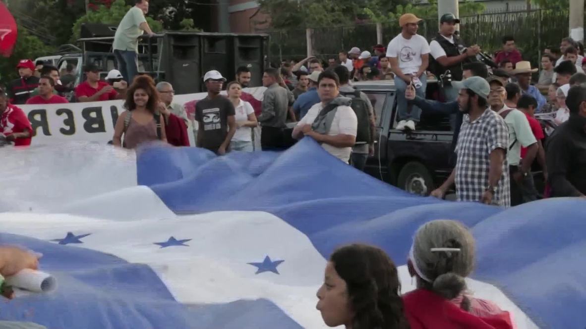 Honduras: Tear gas used against anti-government protesters in Tegucigalpa
