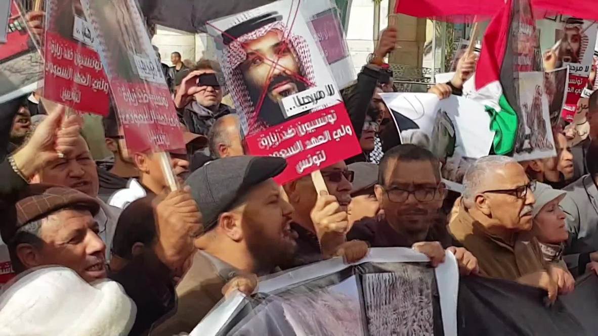 Tunisia: Hundreds condemn Saudi Crown Prince's visit in aftermath of Khashoggi murder